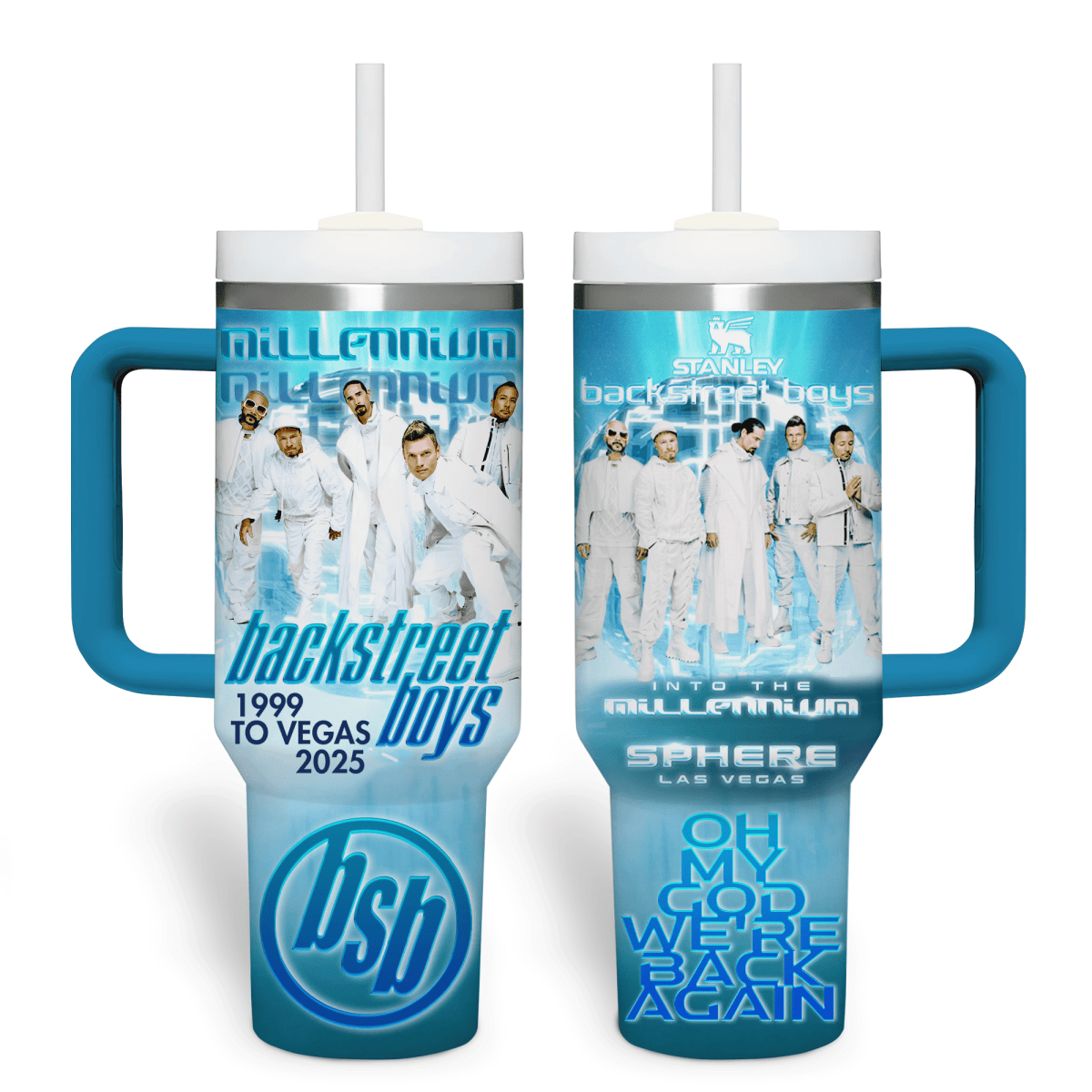 BSBS 40oz Tumbler With Handle TNSM - dcprintify