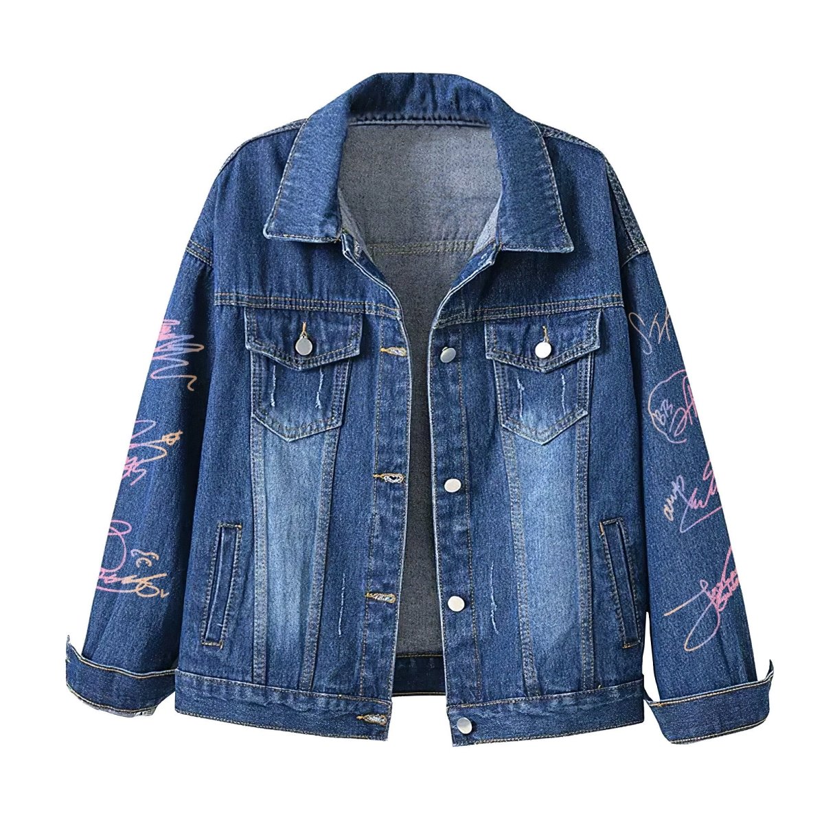 BTS Denim Jacket TNSM - dcprintify