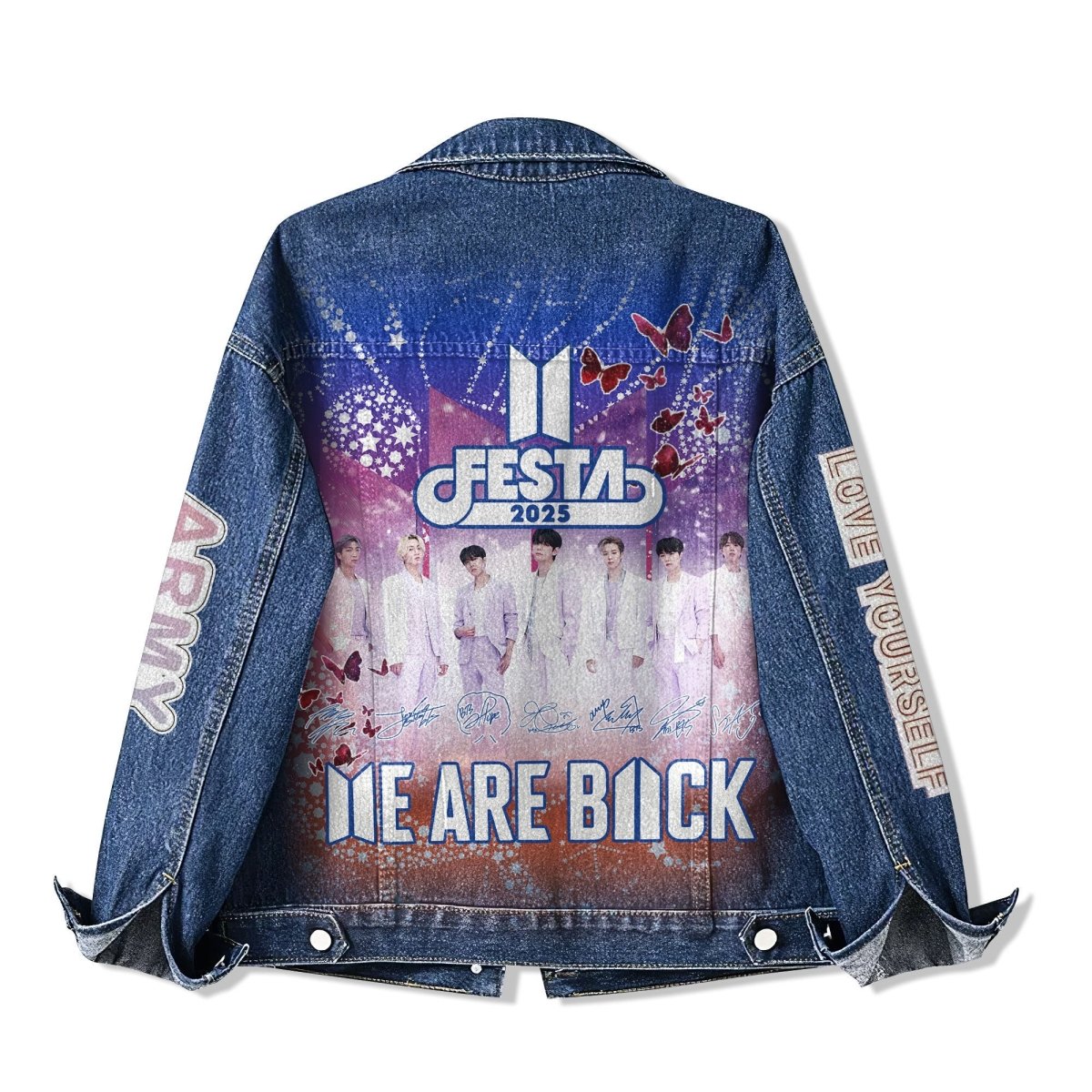 BTS Denim Jacket TTN - dcprintify