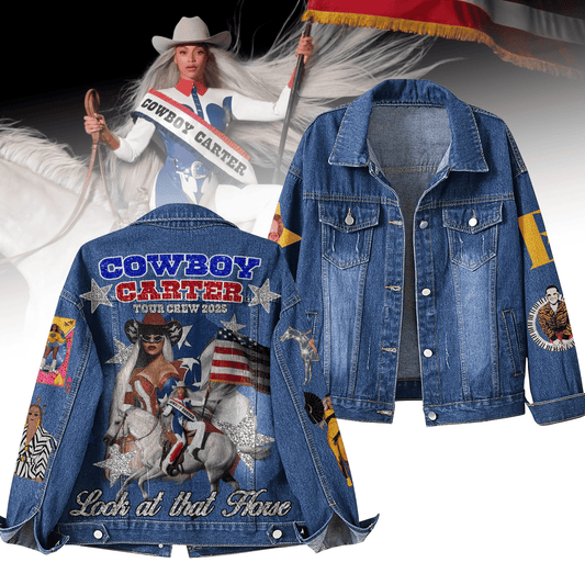 BYC Denim Jacket PHN - dcprintify