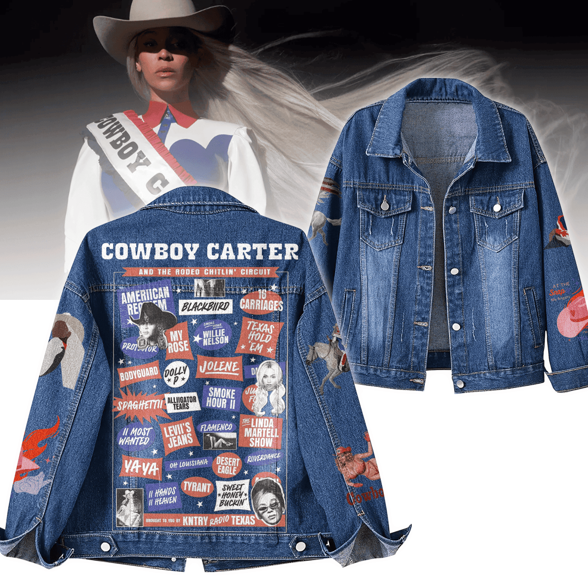 BYC Denim Jacket PHN - dcprintify