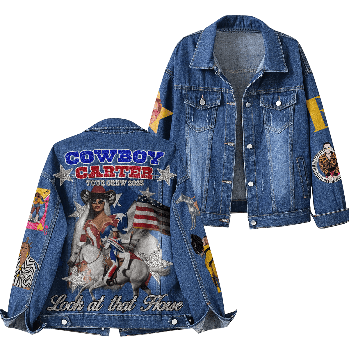 BYC Denim Jacket PHN - dcprintify