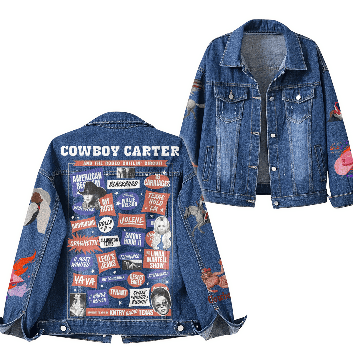 BYC Denim Jacket PHN - dcprintify