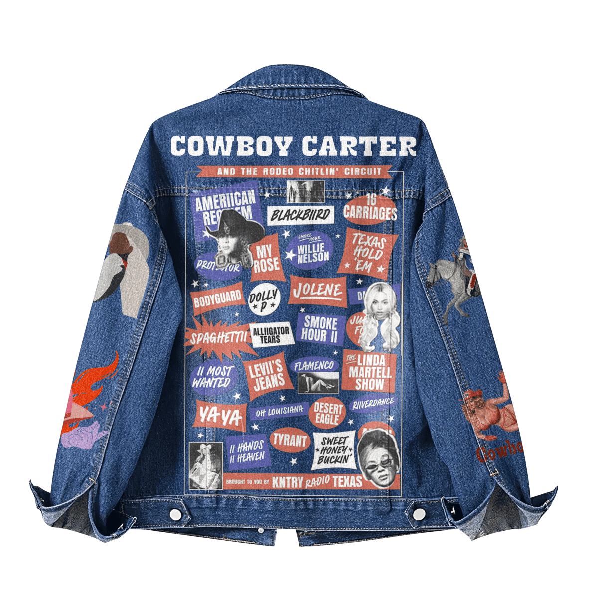 BYC Denim Jacket PHN - dcprintify