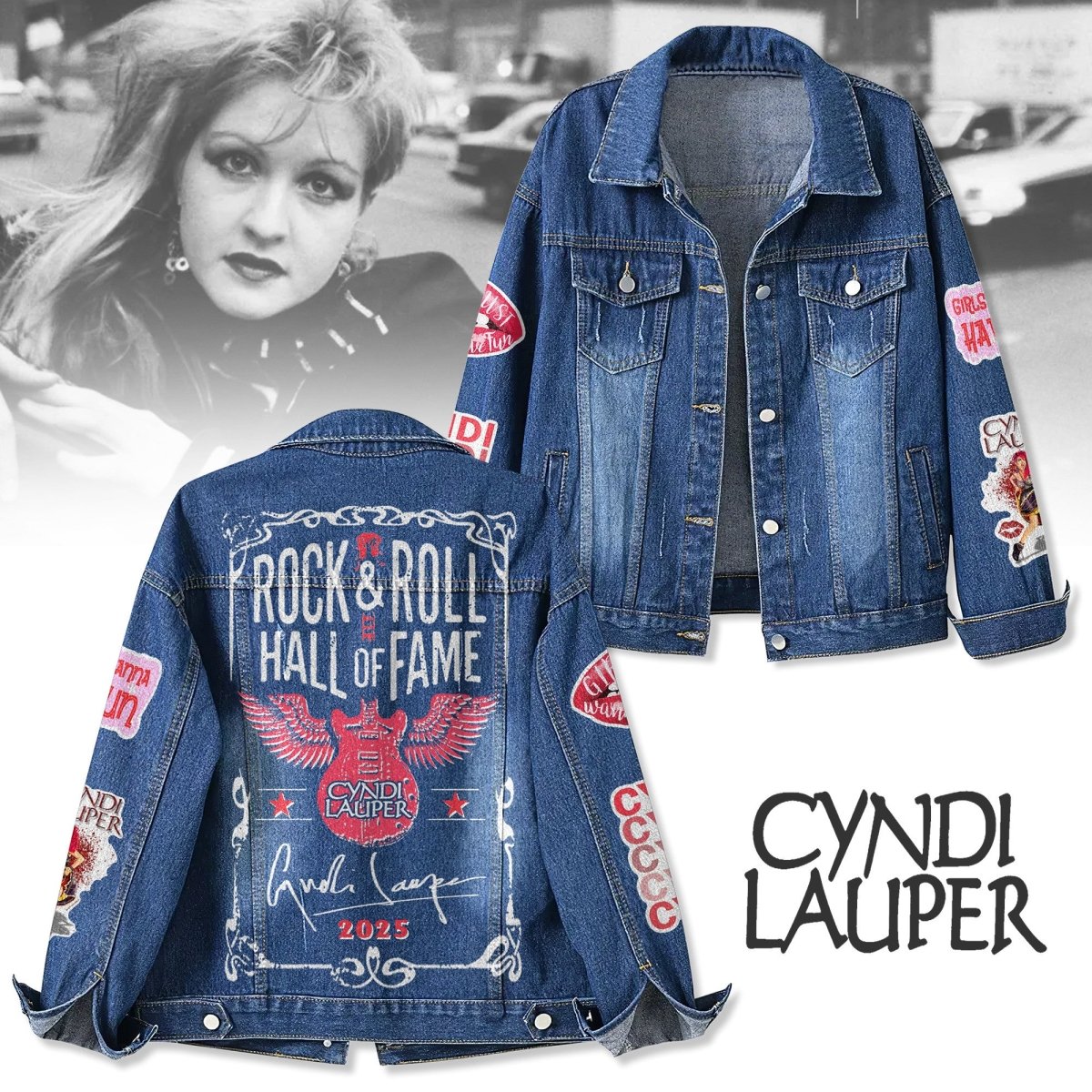 CDL Denim Jacket NTY - dcprintify