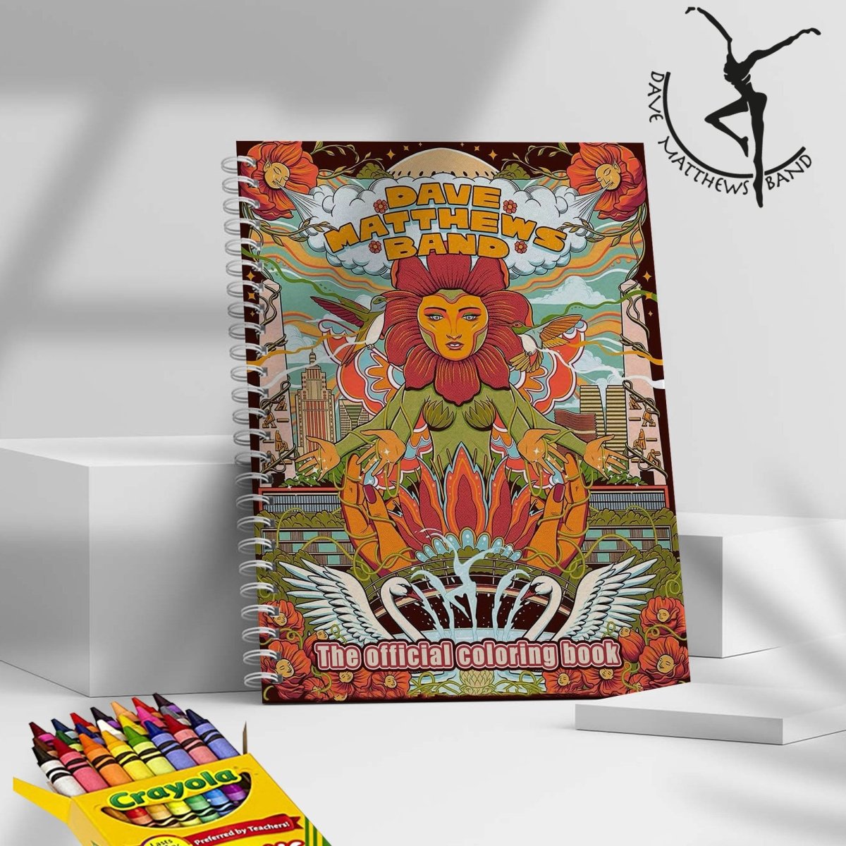 DAVE MATTHEWS MIXED COLORING BOOK PTH - dcprintify