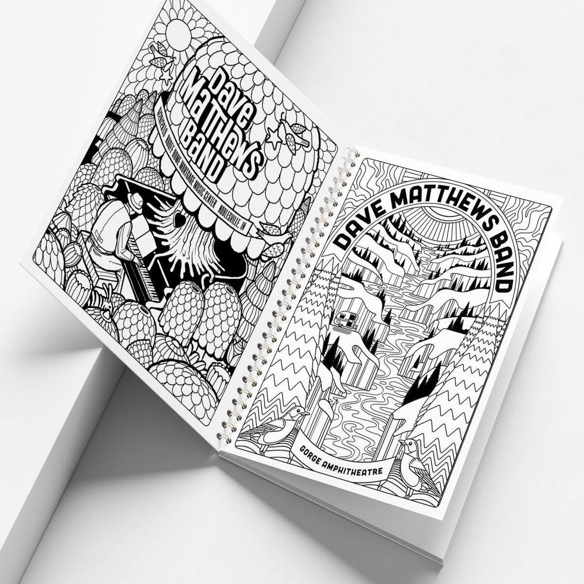 DAVE MATTHEWS MIXED COLORING BOOK PTH - dcprintify