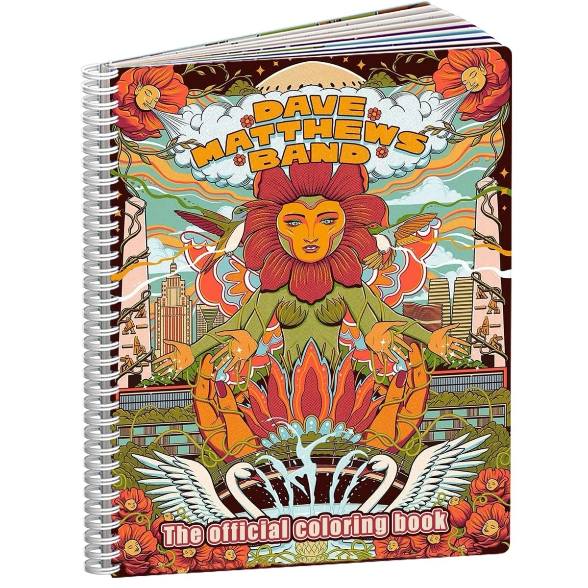 DAVE MATTHEWS MIXED COLORING BOOK PTH - dcprintify