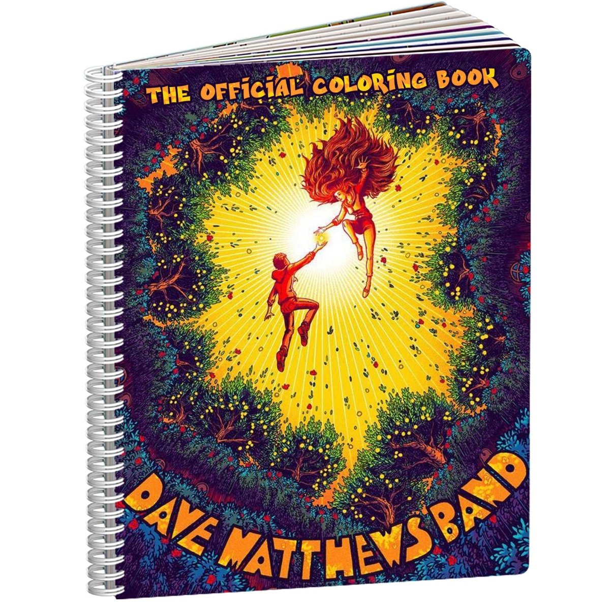 DAVE MATTHEWS MIXED COLORING BOOK PTH - dcprintify