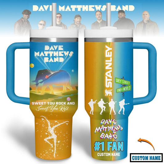 DMB 40oz Tumbler With Handle PMN - dcprintify