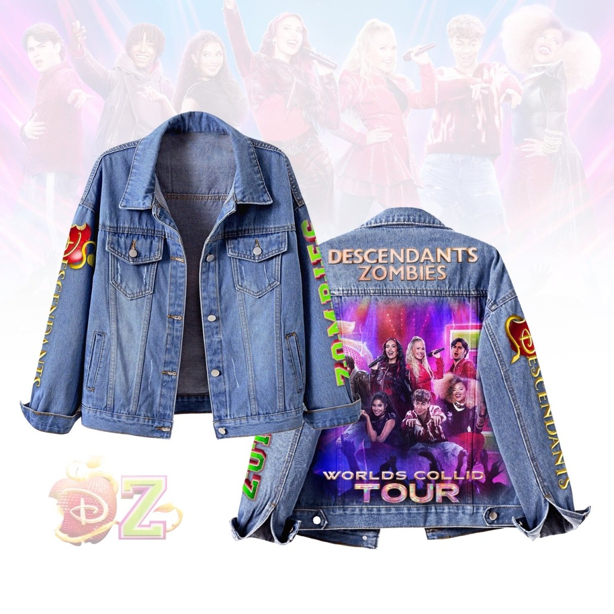 DZB Denim Jacket DC - dcprintify