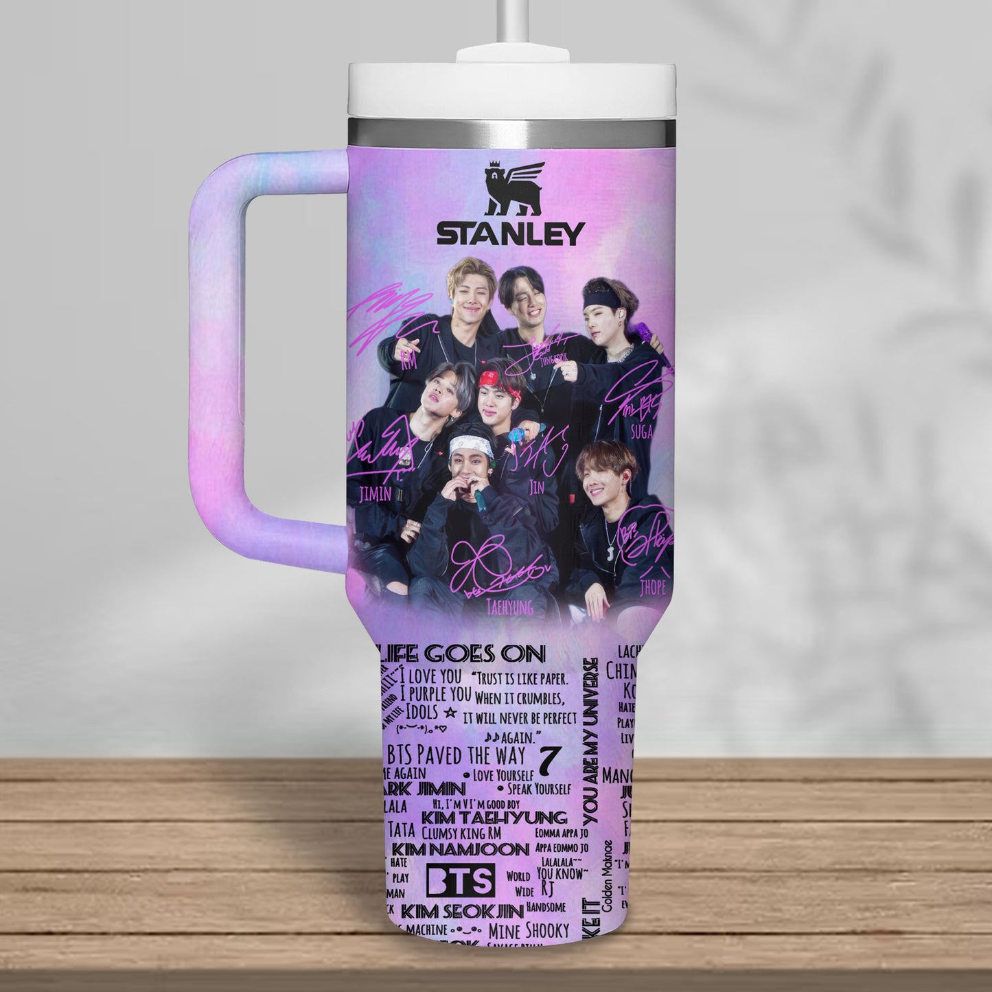 BTS 40oz Tumbler With Handle TNSM