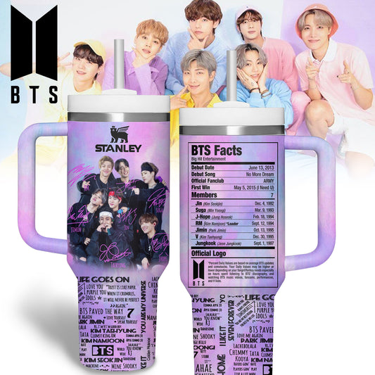 BTS 40oz Tumbler With Handle TNSM