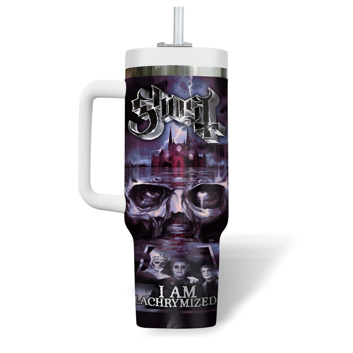 GHB 40oz Tumbler With Handle DAT - dcprintify