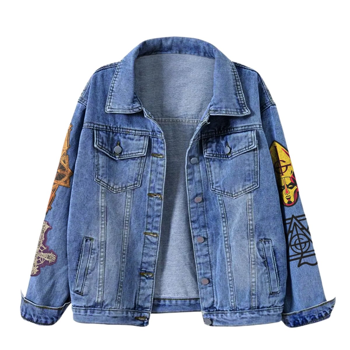 GHB Denim Jacket BHG - dcprintify