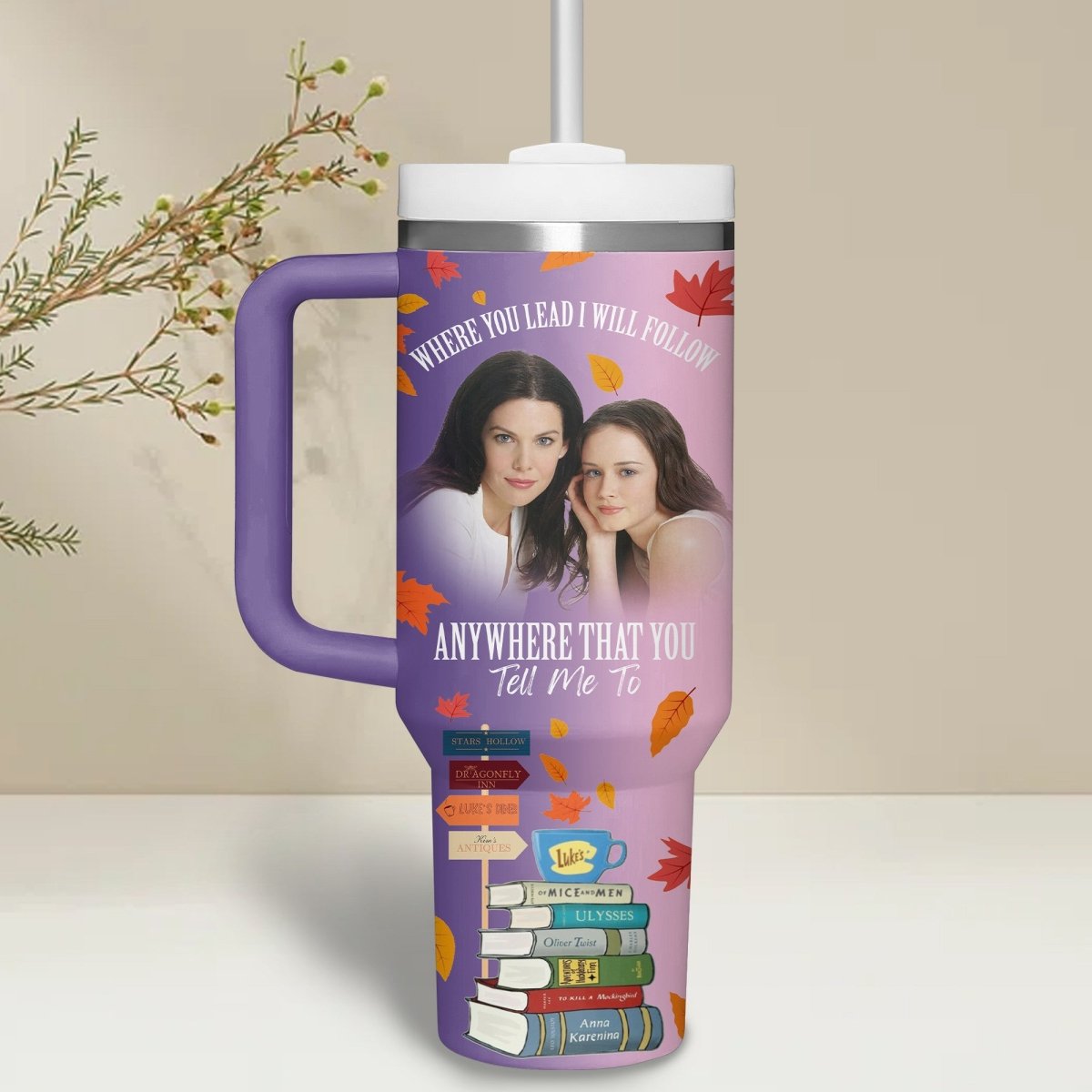 GMG 40oz Tumbler With Handle PTLE - dcprintify