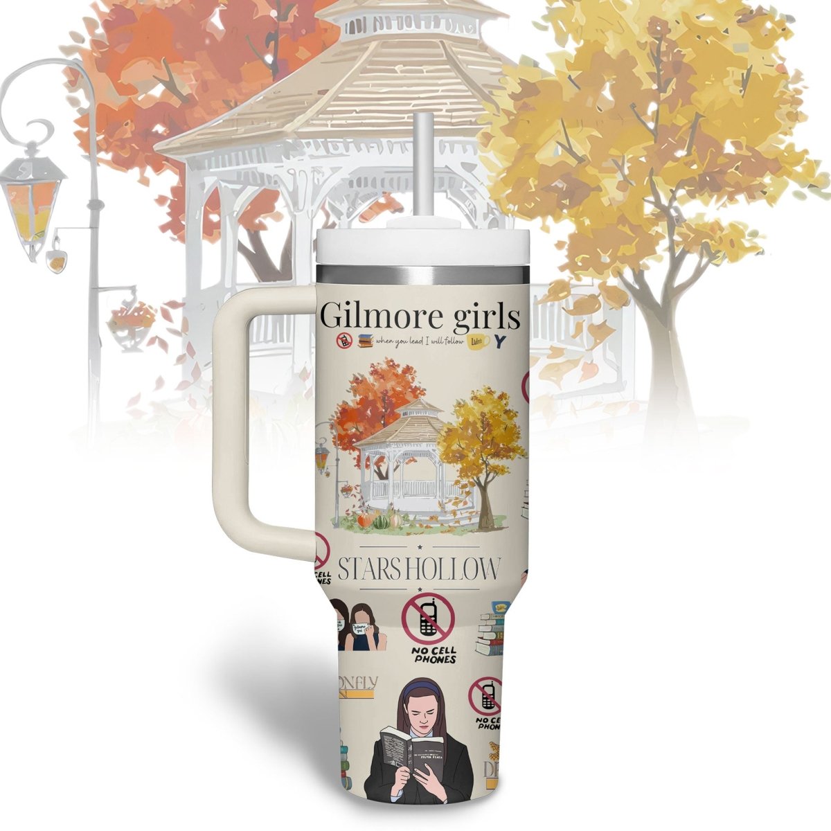 GMG 40oz Tumbler With Handle TTT - dcprintify