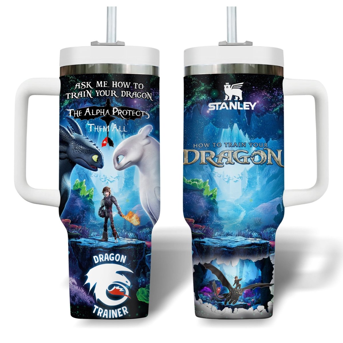 HTTYD 40oz Tumbler With Handle PTH - dcprintify