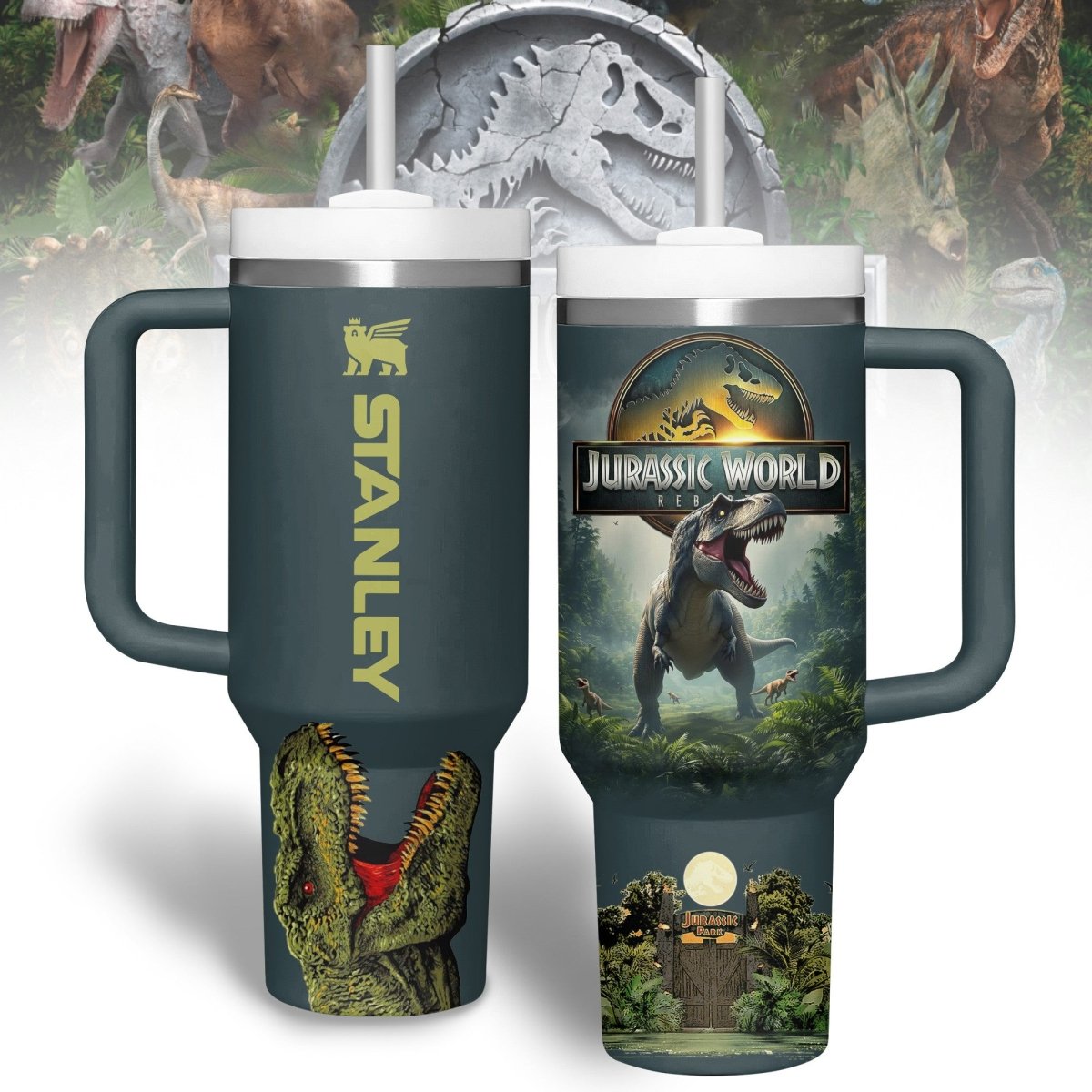 JAP 40oz Tumbler With Handle TTN - dcprintify