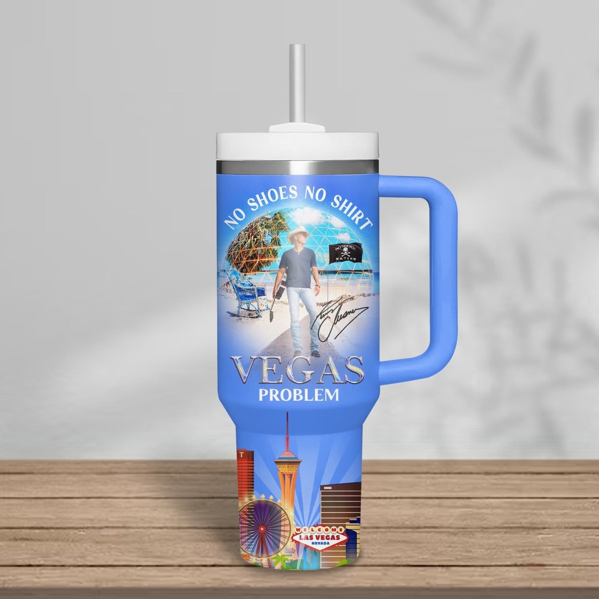 KNCN 40oz Tumbler With Handle TMN - dcprintify