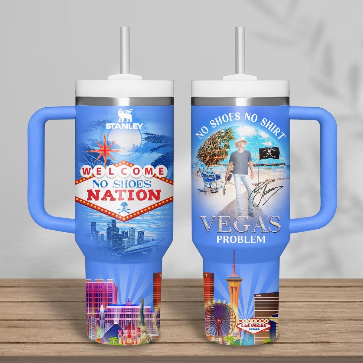 KNCN 40oz Tumbler With Handle TMN - dcprintify