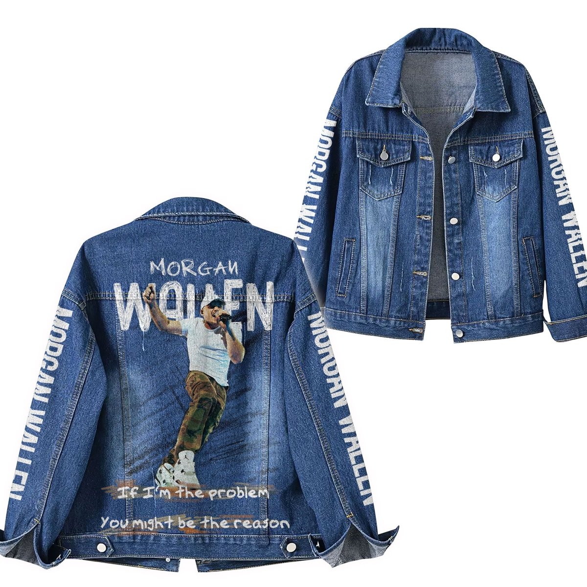 MGWL Denim Jacket PTH - dcprintify