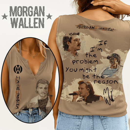 MGWL Women's V - neck Tank Top TMN - dcprintify