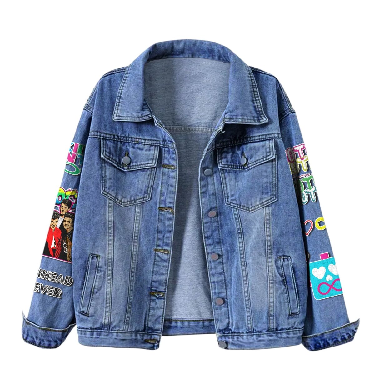 NKOTB Denim Jacket TMN - dcprintify