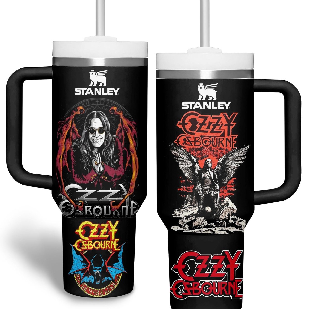 OZOB 40oz Tumbler With Handle DNT - dcprintify