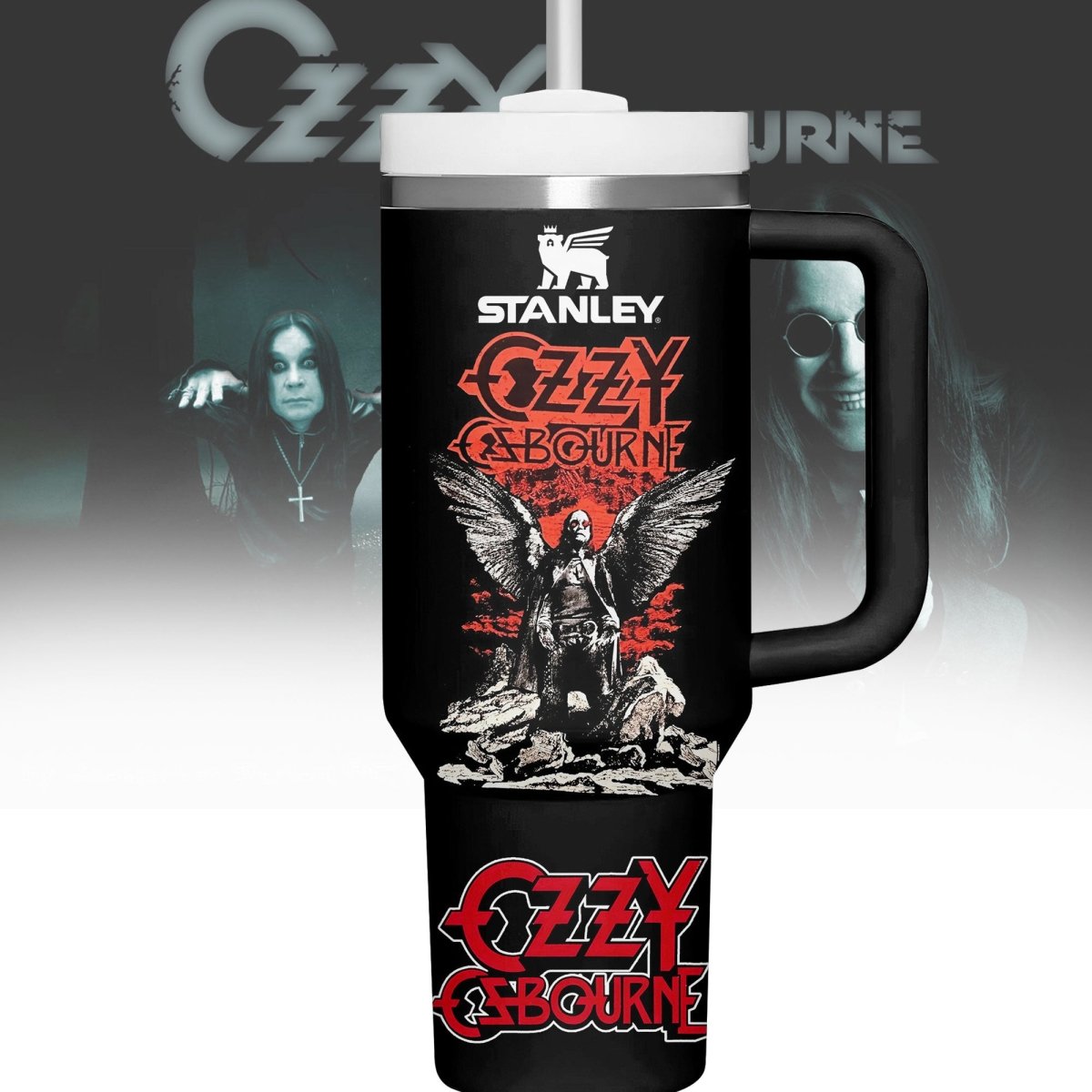 OZOB 40oz Tumbler With Handle DNT - dcprintify