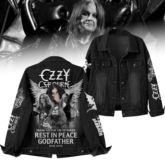 OZOB Denim Jacket DAT - dcprintify