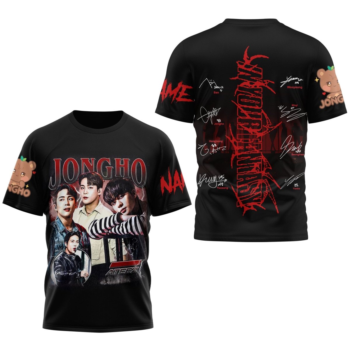 PREMIUM ATEEZ 3D SHIRT TNSM - dcprintify