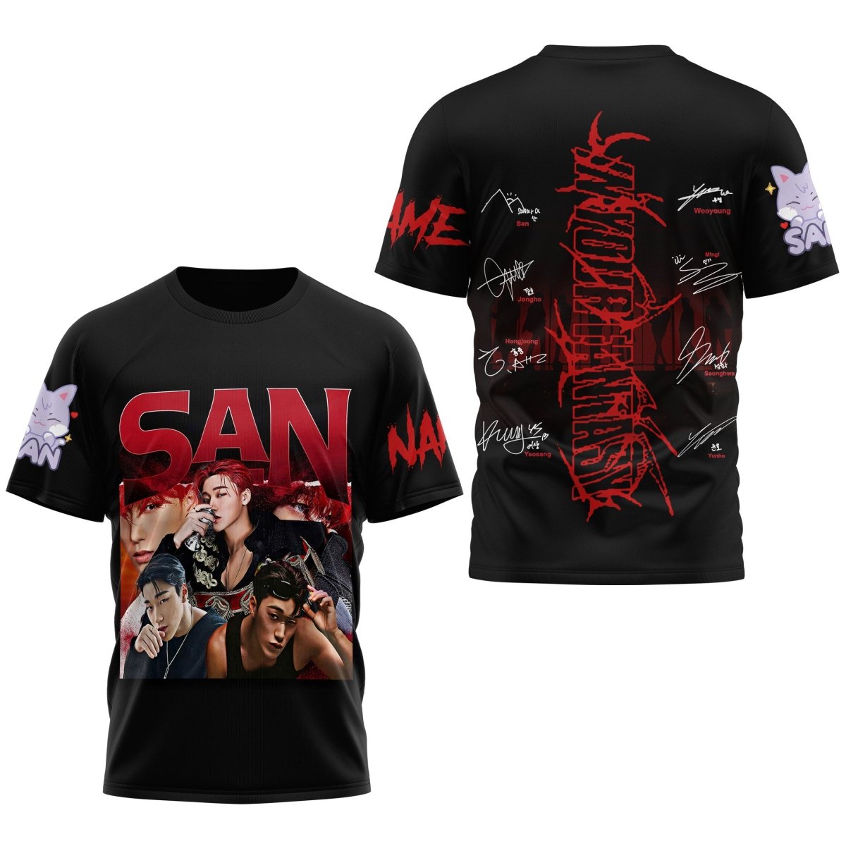PREMIUM ATEEZ 3D SHIRT TNSM - dcprintify