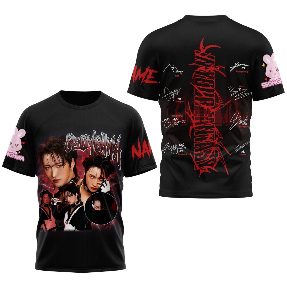 PREMIUM ATEEZ 3D SHIRT TNSM - dcprintify