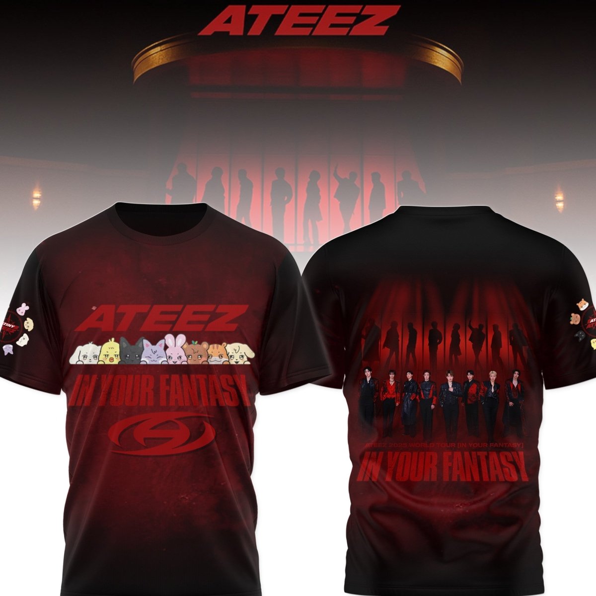 PREMIUM ATEEZ 3D SHIRT TTN - dcprintify