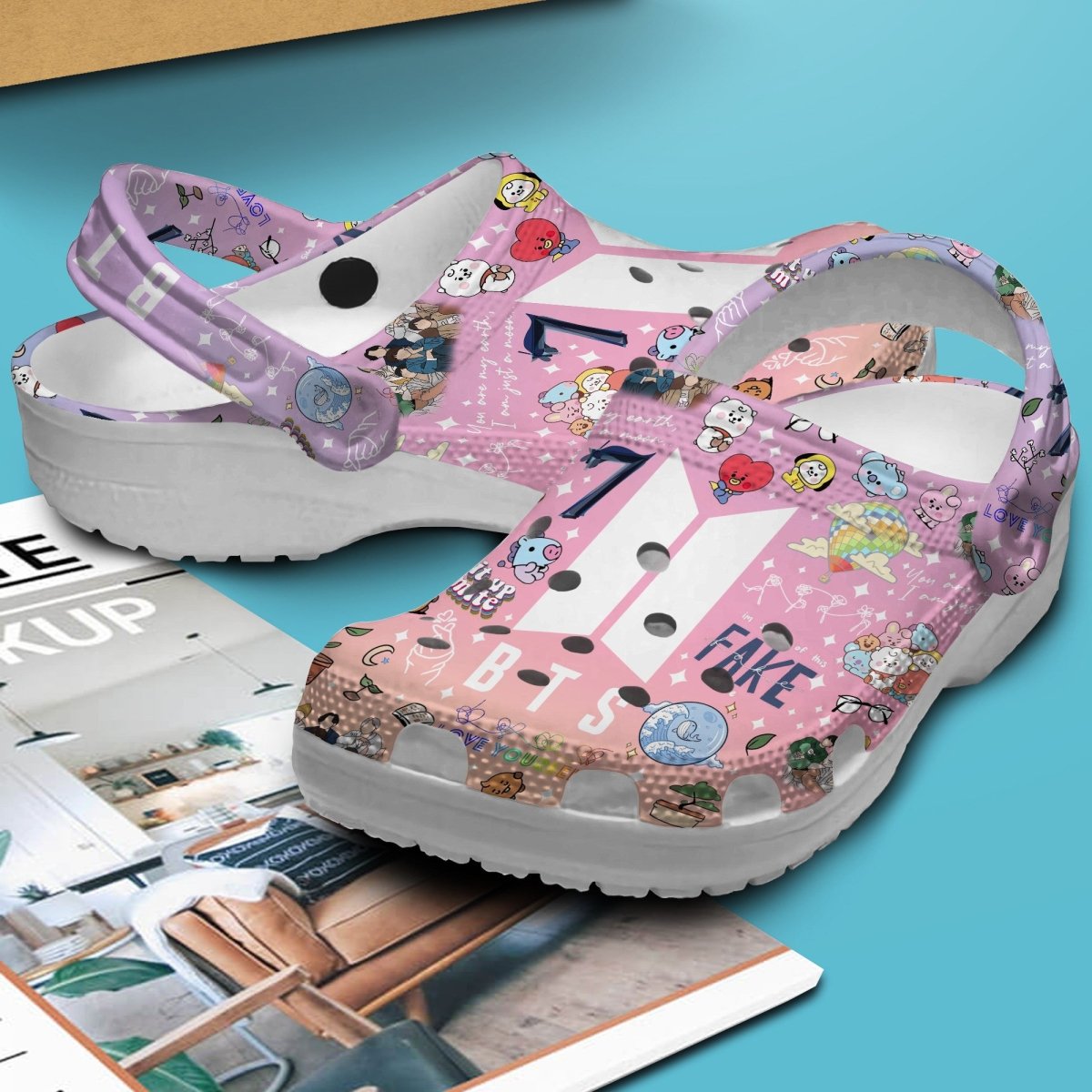 PREMIUM BTS CLOGS LA - dcprintify