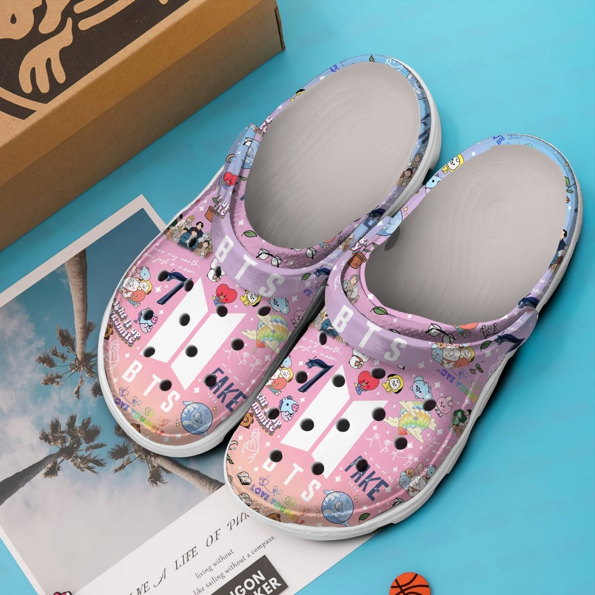PREMIUM BTS CLOGS LA - dcprintify