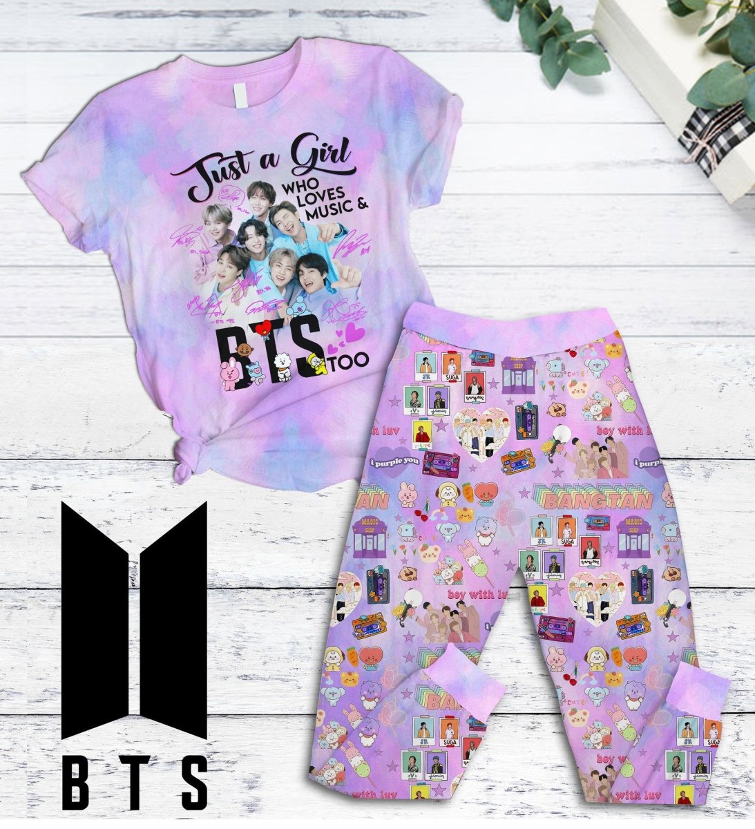 PREMIUM BTS PAJAMAS TNSM - dcprintify