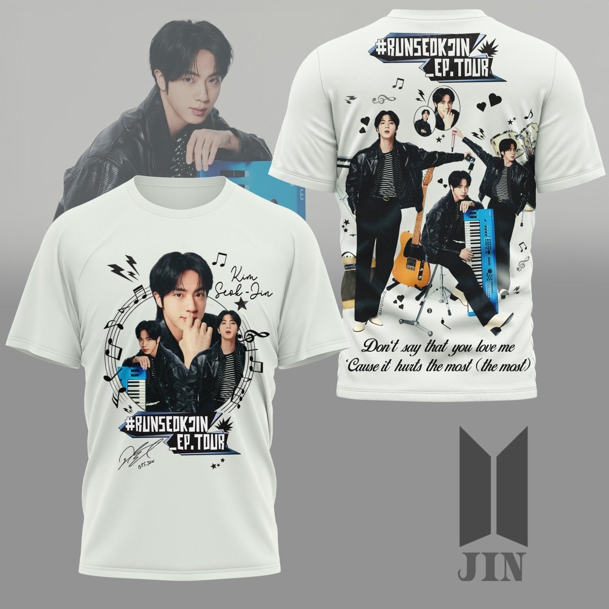 PREMIUM JIN BTS 3D SHIRT TTHG – dcprintify