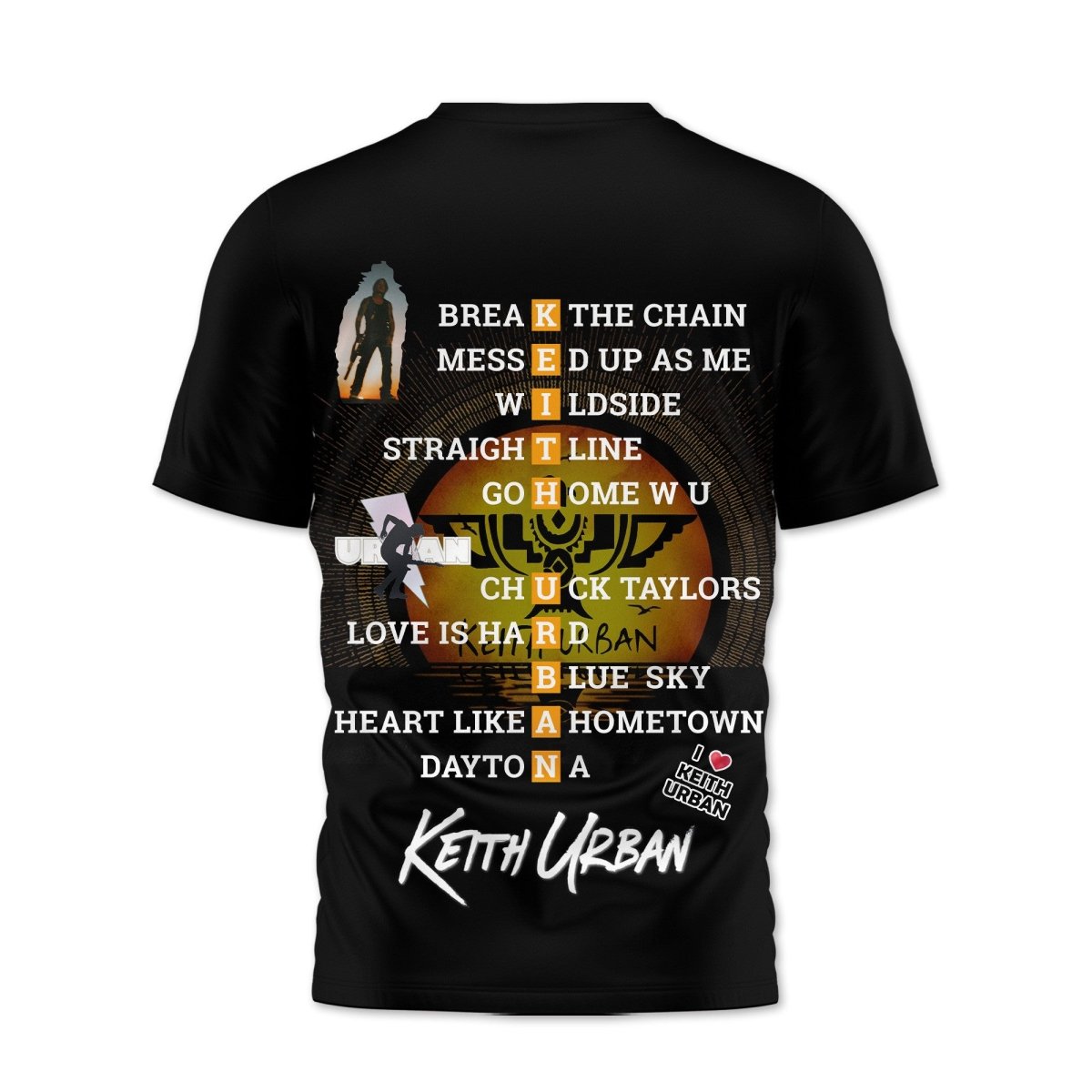 PREMIUM KEITH URBAN 3D SHIRT TTT - dcprintify