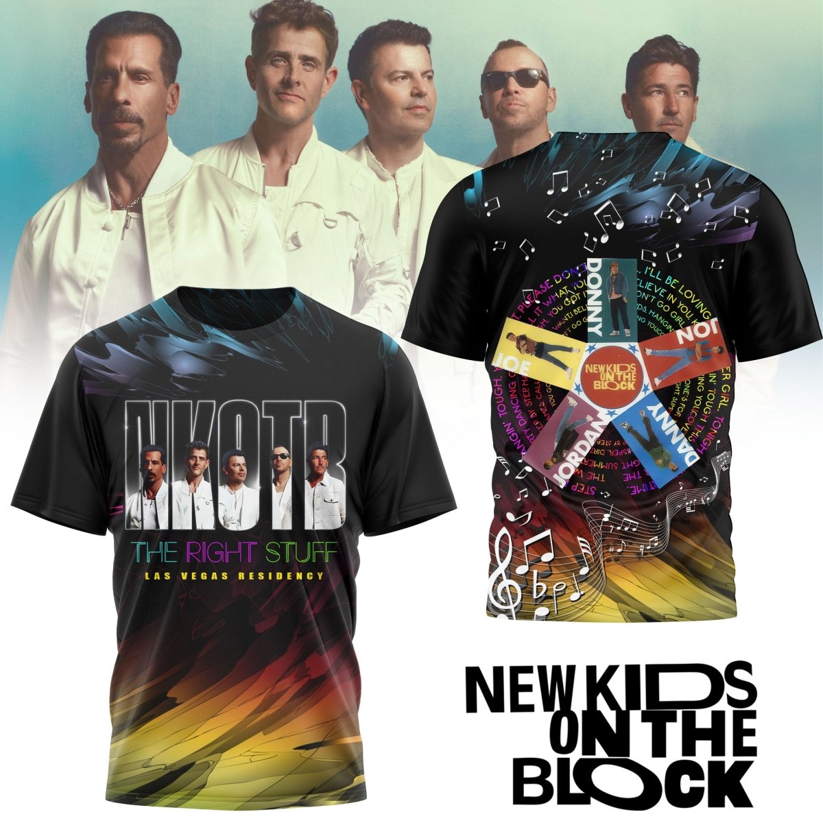 PREMIUM NKOTB 3D SHIRT TNSM - dcprintify