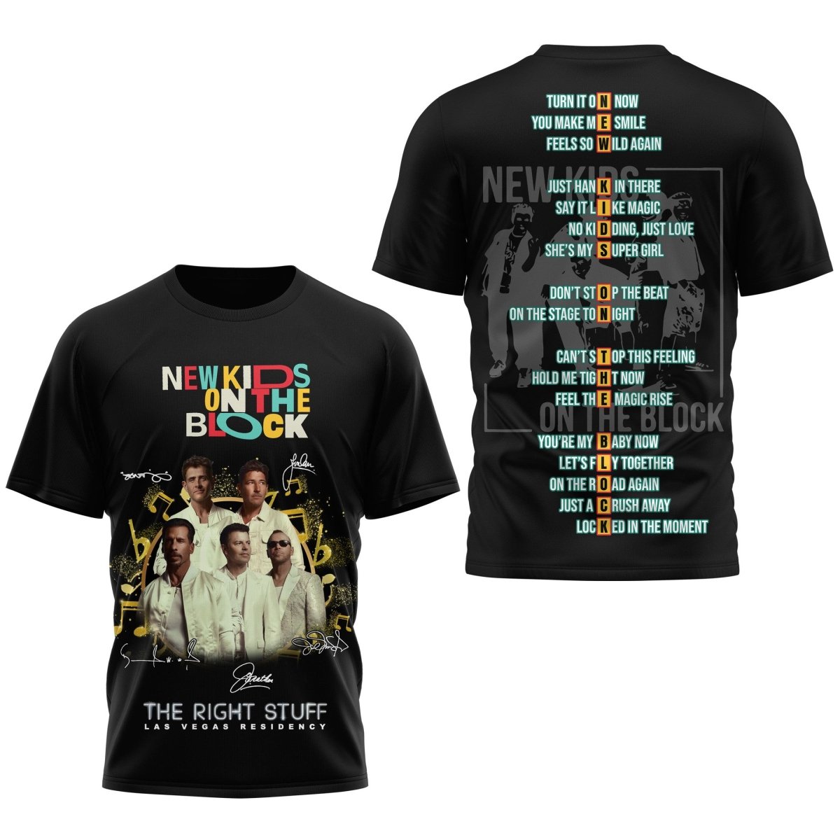 PREMIUM NKOTB 3D SHIRT TNSM - dcprintify