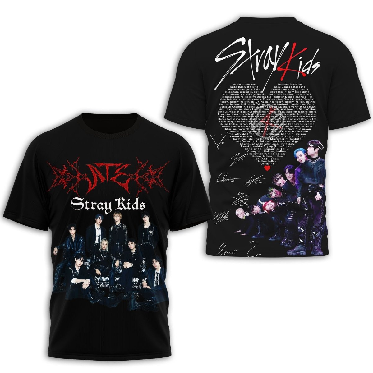 PREMIUM STRAY KIDS 3D SHIRT TTT - dcprintify