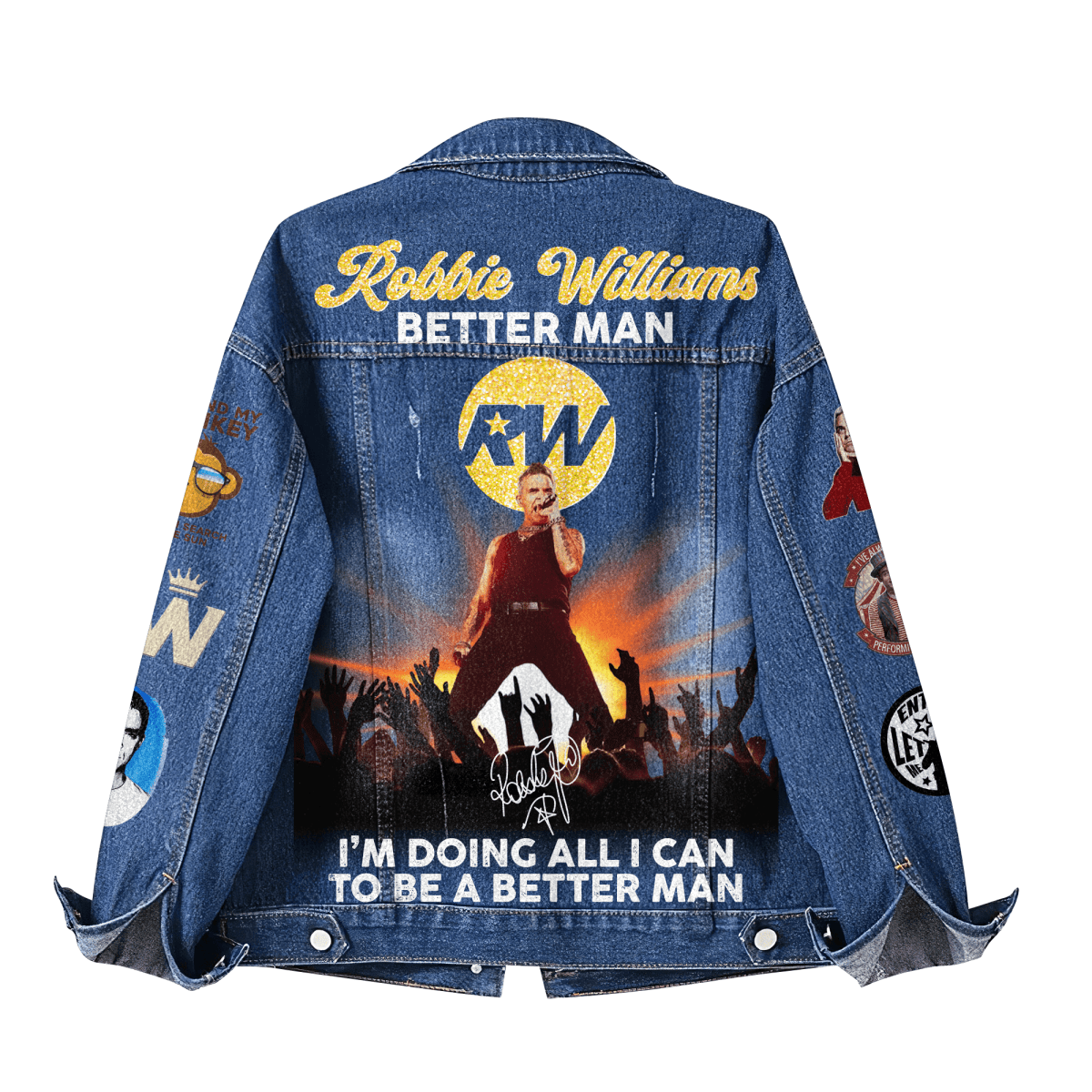 RBEWL Denim Jacket PHN - dcprintify
