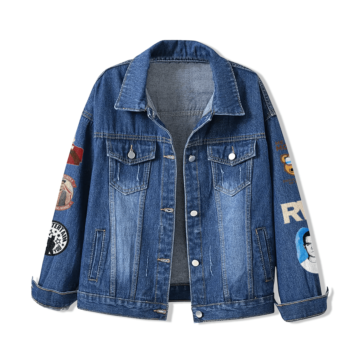 RBEWL Denim Jacket PHN - dcprintify