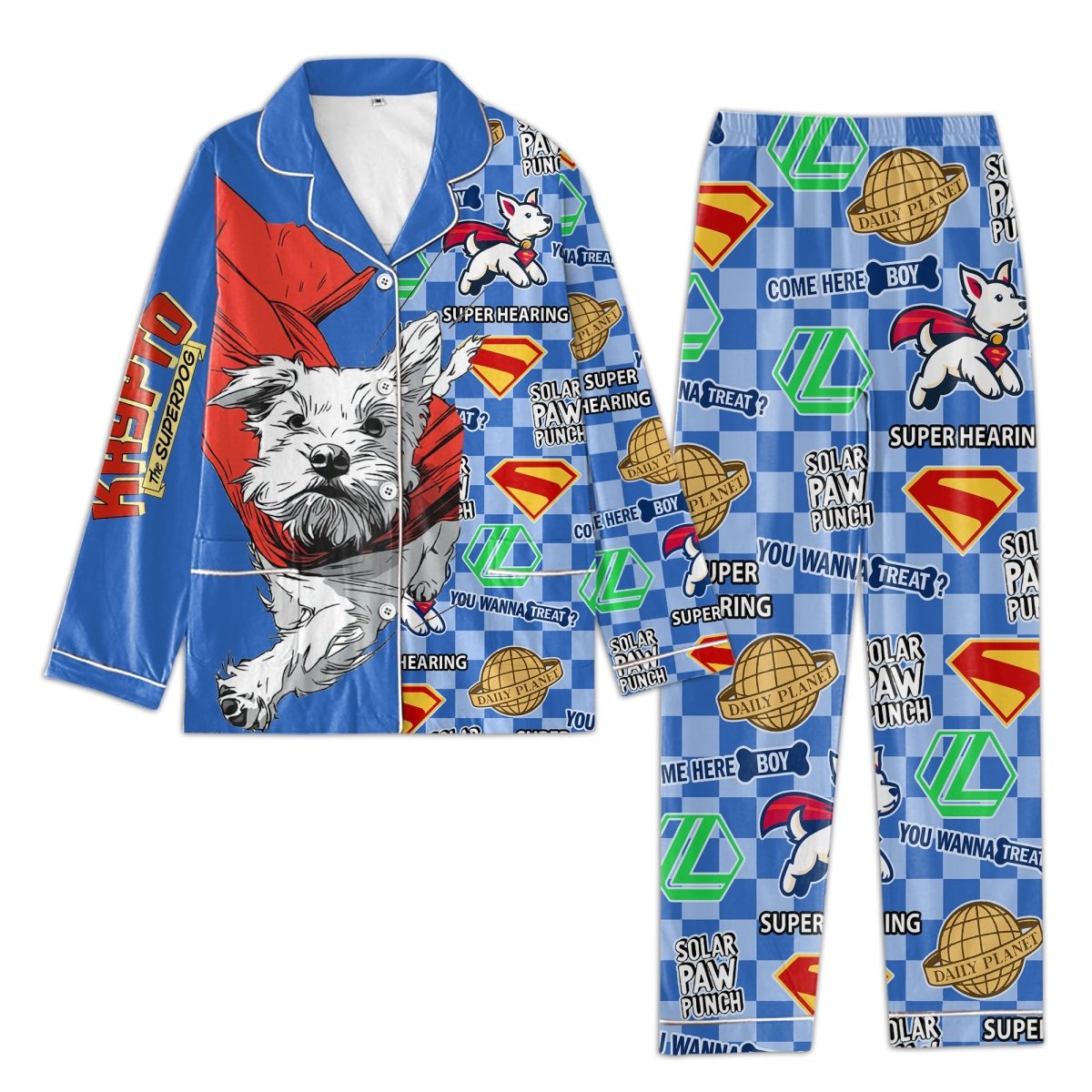SUP Button Down Pajamas TNSM - dcprintify