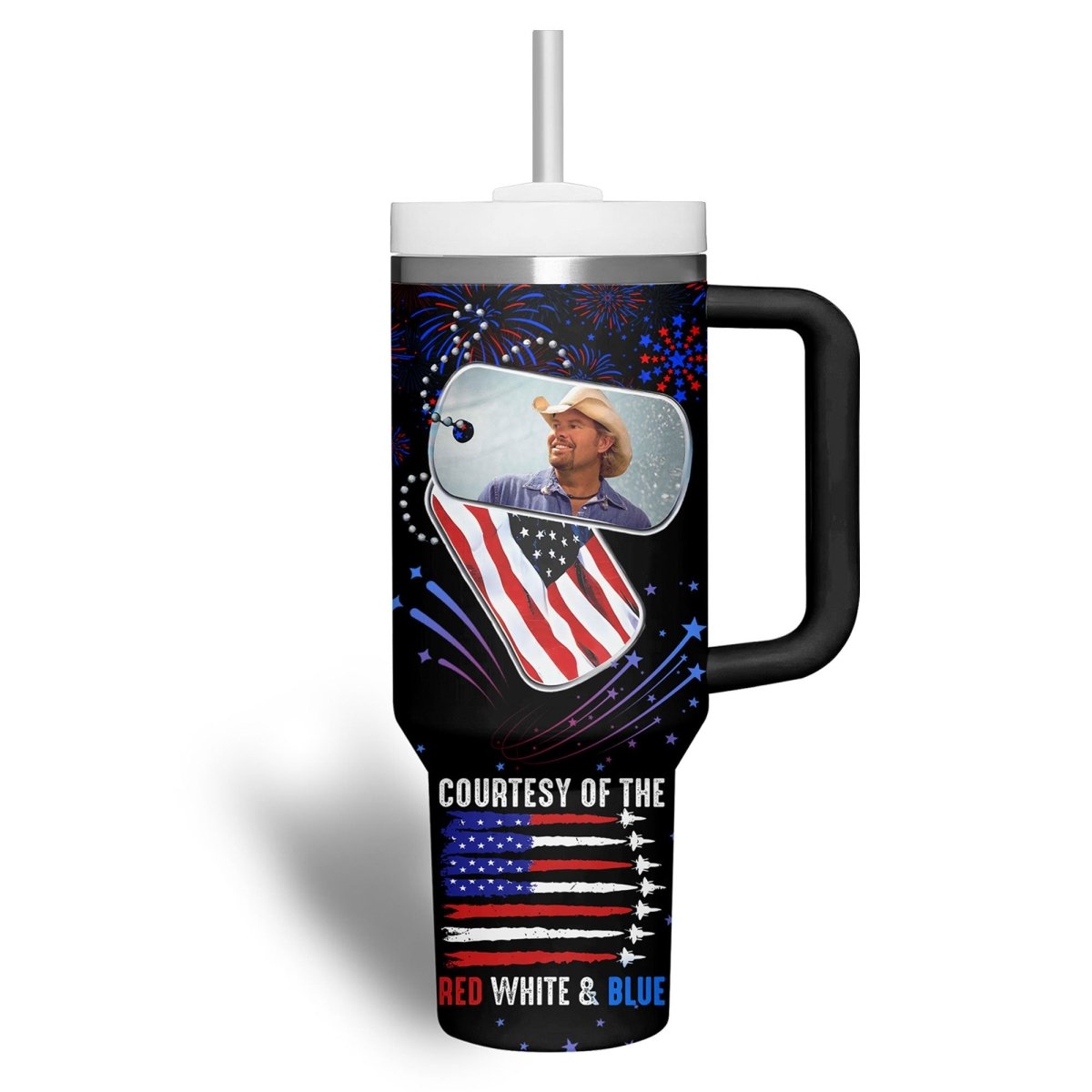 TBKH 40oz Tumbler With Handle TNSM - dcprintify