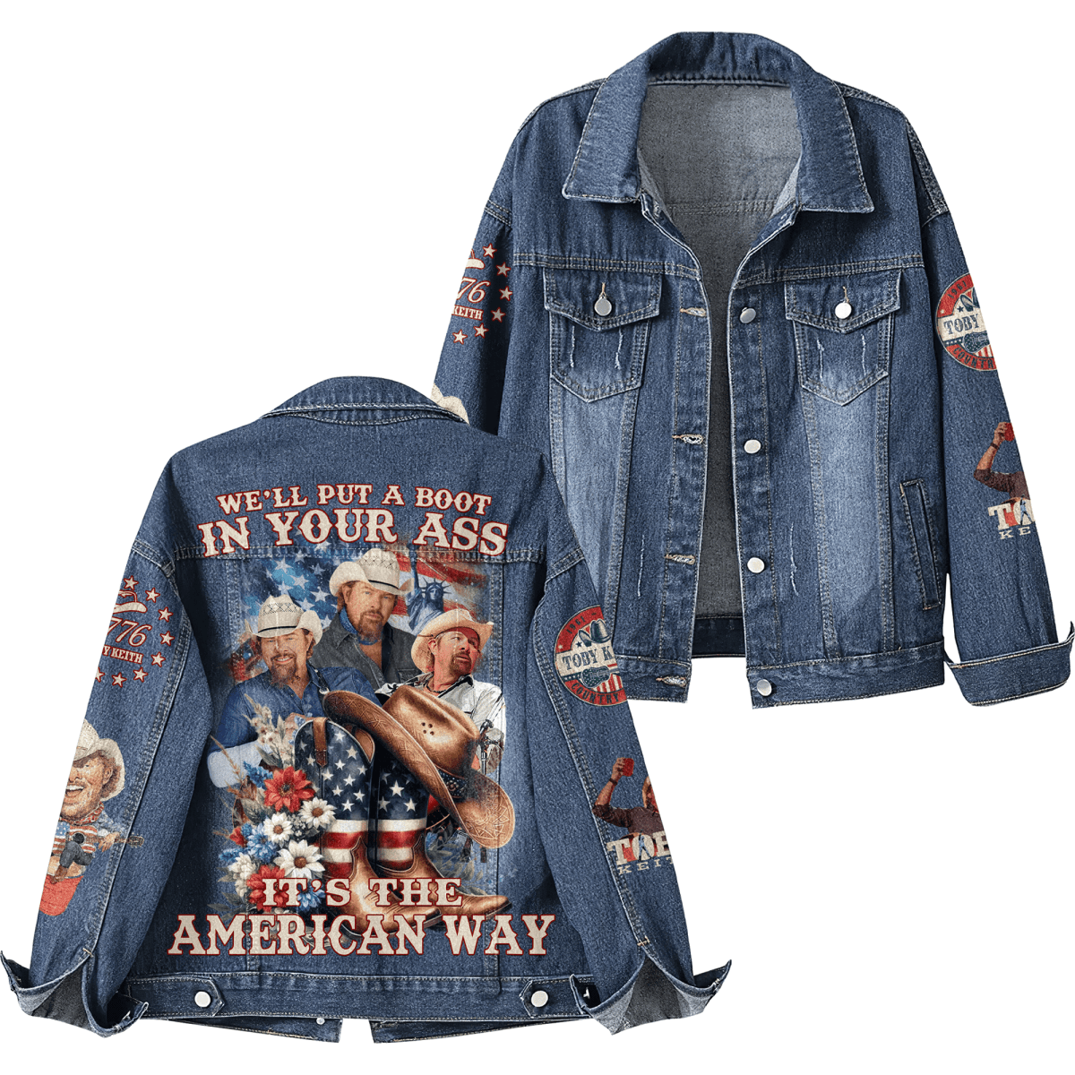 TBKH Denim Jacket LNTH - dcprintify