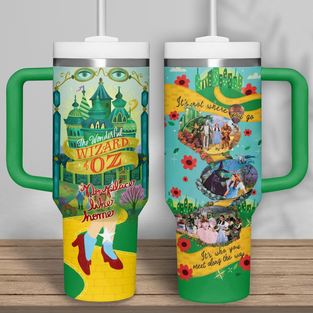 TWOZ 40oz Tumbler With Handle PTLE - dcprintify