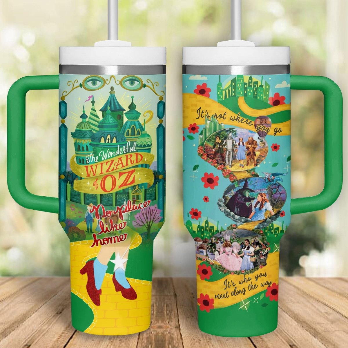 TWOZ 40oz Tumbler With Handle PTLE - dcprintify